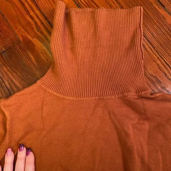 Brooklyns Brown & White Sweater Large - Picture 6 of 8